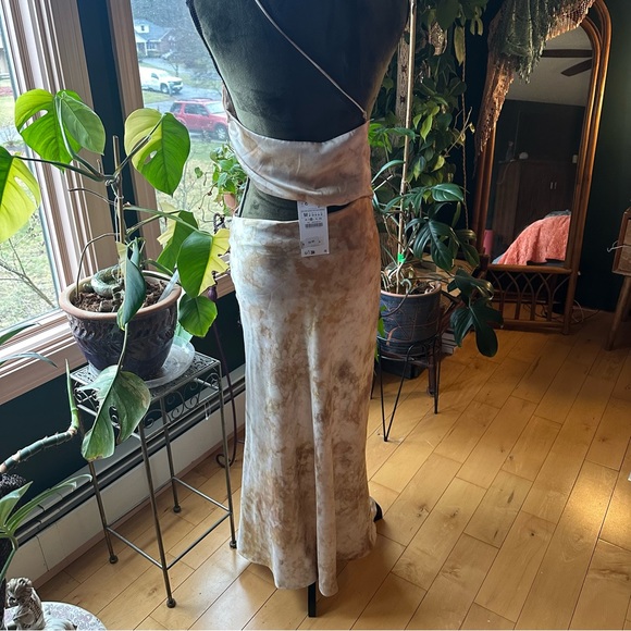 Grecian Style Silk Evening Gown, Zara - Picture 2 of 3